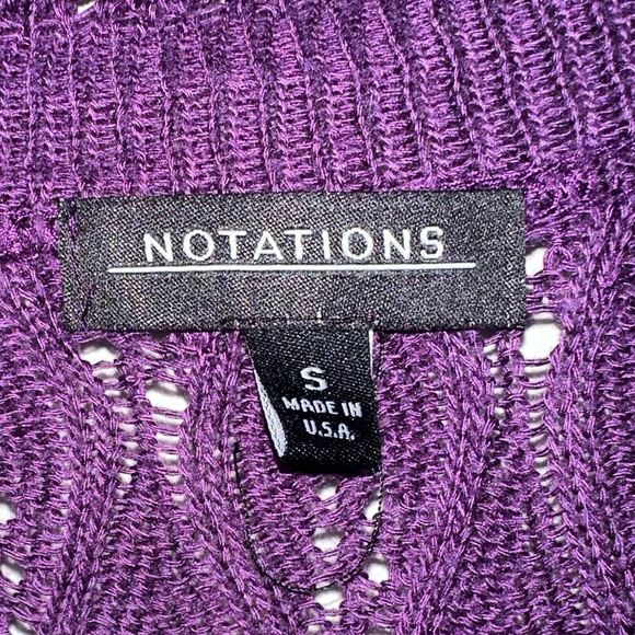 Purple Lace Cardigan Shrug - Picture 3 of 4